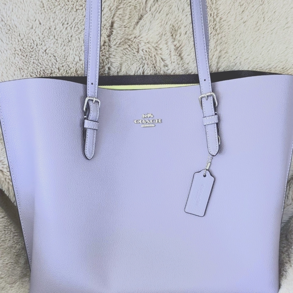 Coach Lavender Tote Bag